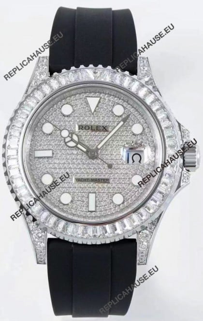 Rolex Yachtmaster 226679TBR White Gold 42MM Cal.3135 Swiss 1:1 Ultimate 904L Steel Watch