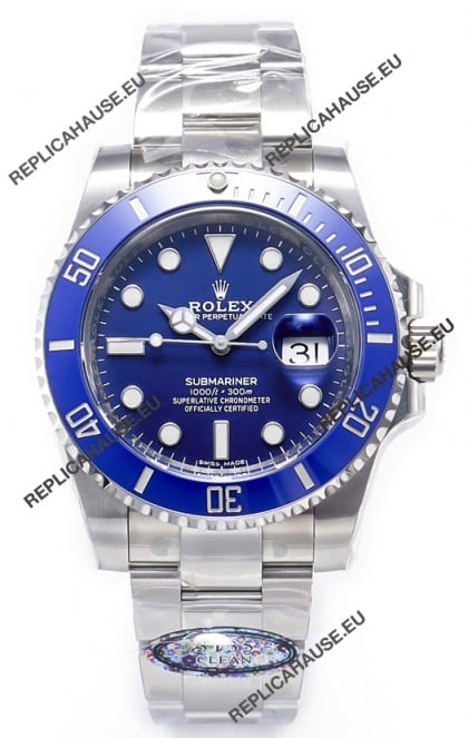 Rolex Submariner Super Clone 40MM White Gold Plating 116619LB - Replica 1:1 Mirror Watch 