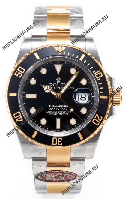 Rolex Submariner 41MM Date Ceramic Two Tone 126613LN - Replica 1:1 Mirror - Ultimate 904L Steel Watch
