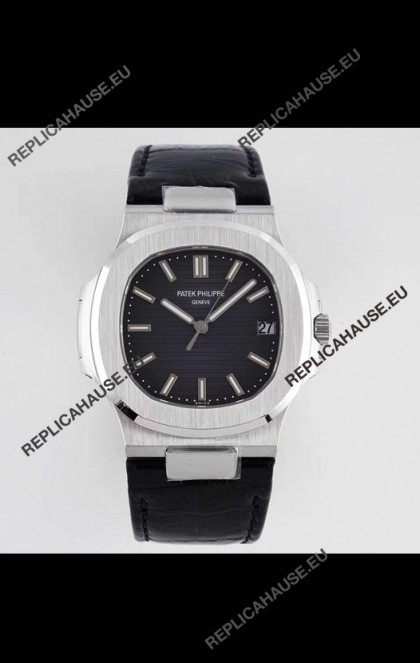 Patek Philippe Nautilus 5711/1A-011 1:1 Mirror Swiss Replica Watch in Blue Dial 904L Steel 
