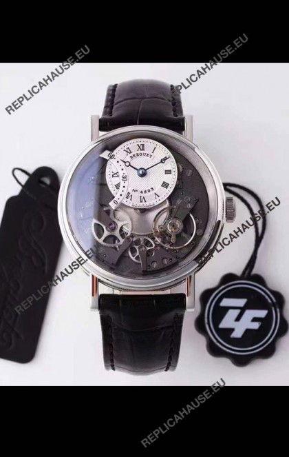 Breguet Tradition 7057BR/R9/9W6 Steel Casing Dual Tourbillon Swiss Replica Watch