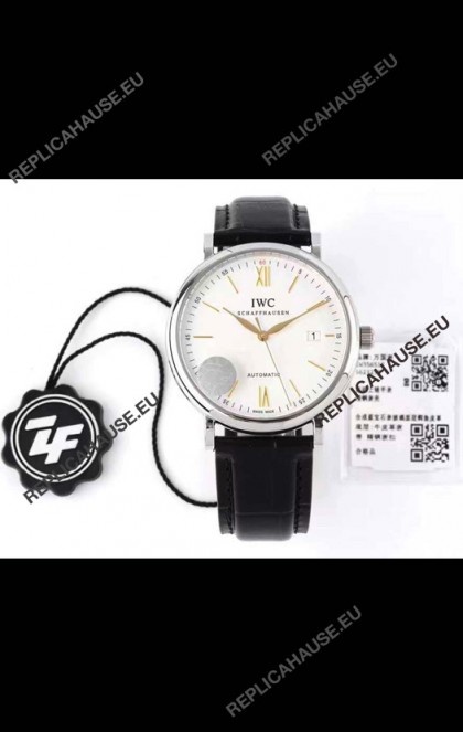 IWC Portofino Automatic 1:1 Mirror Quality Grey Dial Steel Casing Swiss Replica Watch