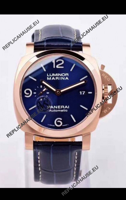 Panerai Luminor Marina PAM1112 Rose Gold 1:1 Mirror Quality Swiss Replica Watch 