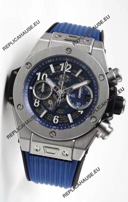 Hublot Big Bang Unico Titanium Blue 1:1 Mirror Edition Swiss Replica Watch