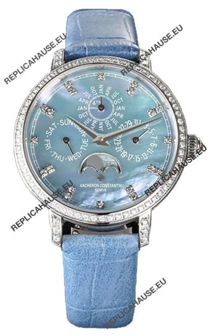 Vacheron Constantin Traditionelle Perpetual Calendar Ultra-Thin White Gold Plating