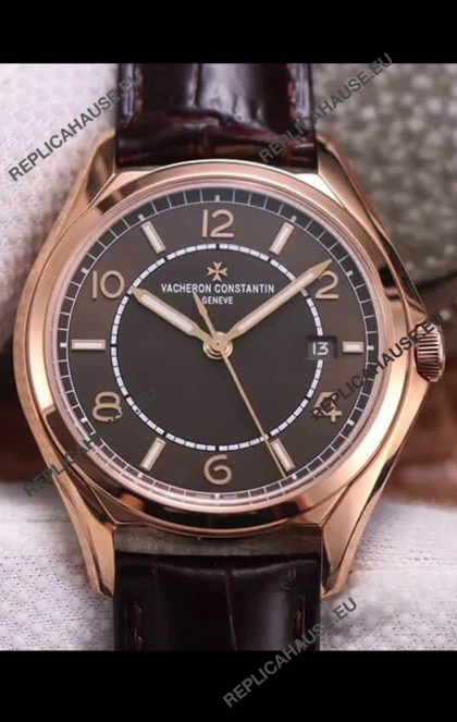 Vacheron Constantin FiftySix Rose Gold Watch in 1:1 Mirror Replica Watch