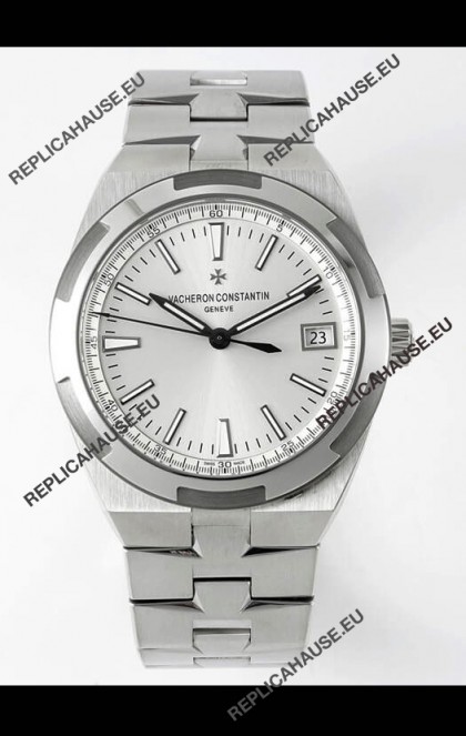 Vacheron Constantin Overseas 1:1 Mirror Swiss Replica Watch in Steel Dial 