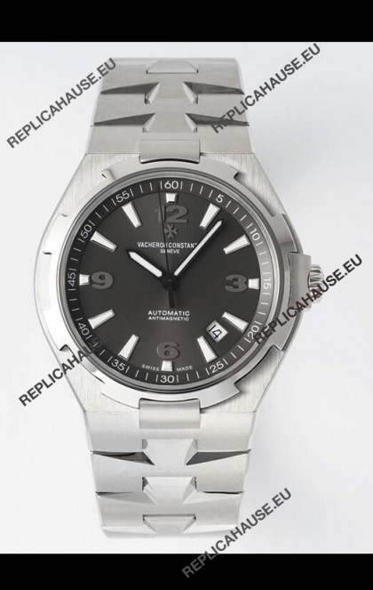 Vacheron Constantin Overseas 1:1 Mirror Swiss Replica Watch in Grey Dial - Steel Strap