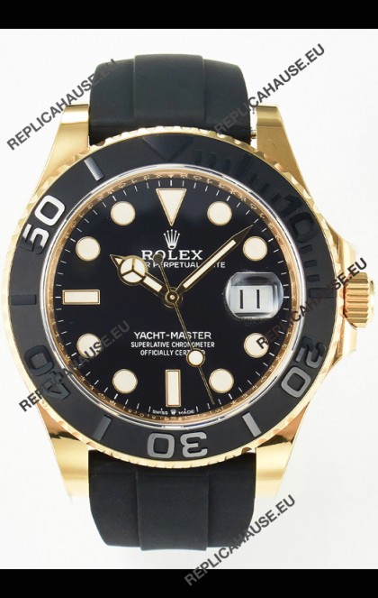 Rolex Yachtmaster Super Clone 226658 Yellow Gold 42MM Cal.3235 Swiss 1:1 Swiss Replica
