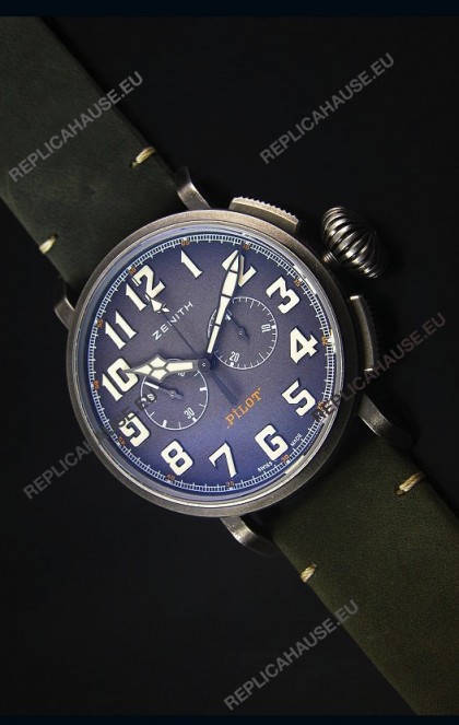 Zenith Pilot Heritage Edition Ton-Up 1:1 Mirror Swiss Replica Watch