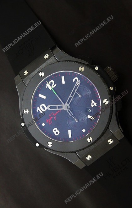 Hublot Ayrton Senna Swiss Watch in PVD Case