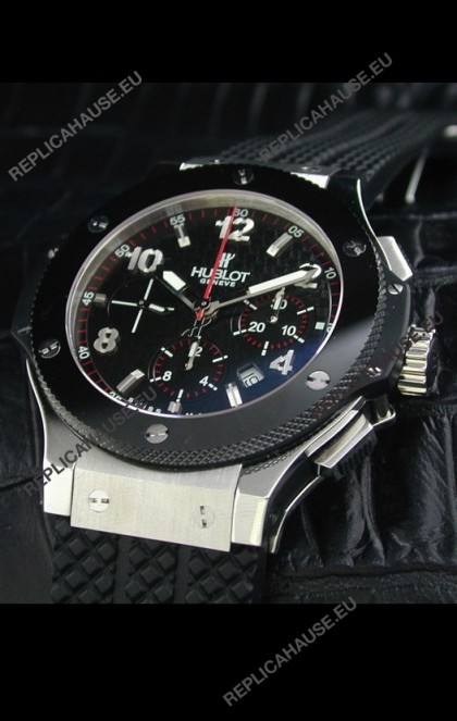 Hublot Big Bang Swiss Replica Watch Black Checkered Dial