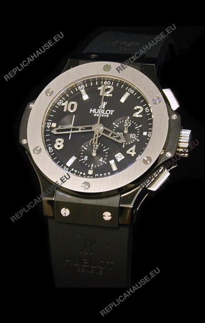 Hublot Big Bang Swiss Replica Watch in Black Dial