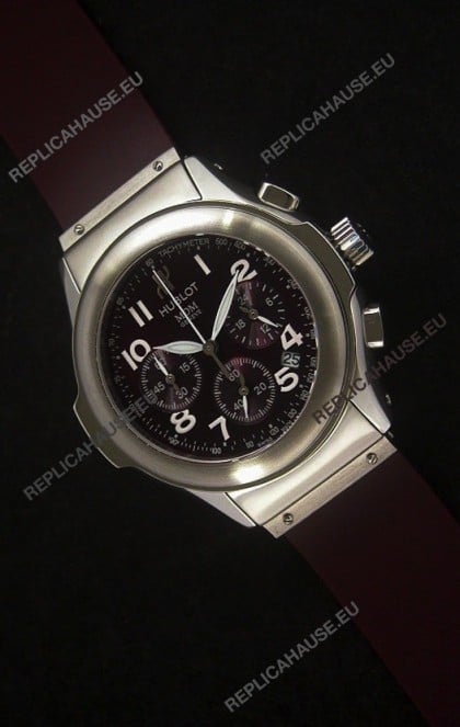 Hublot MDM Geneve Japanese Watch in Dark Red Dial
