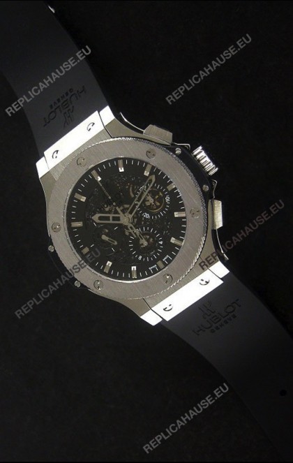 Hublot Big Bang AeroBang Swiss Watch in Steel Case