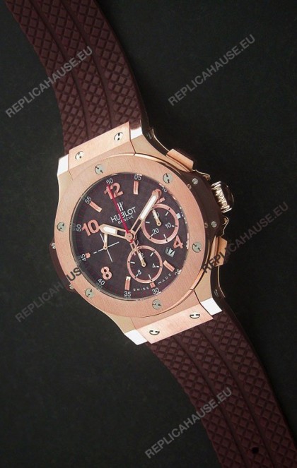 Hublot Big Bang Limited Edition Swiss Replica Red Gold Watch