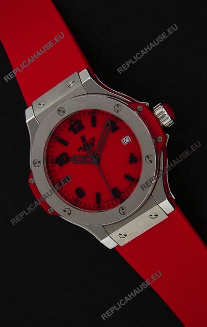 Hublot Big Bang King Swiss Quartz Watch in Red 