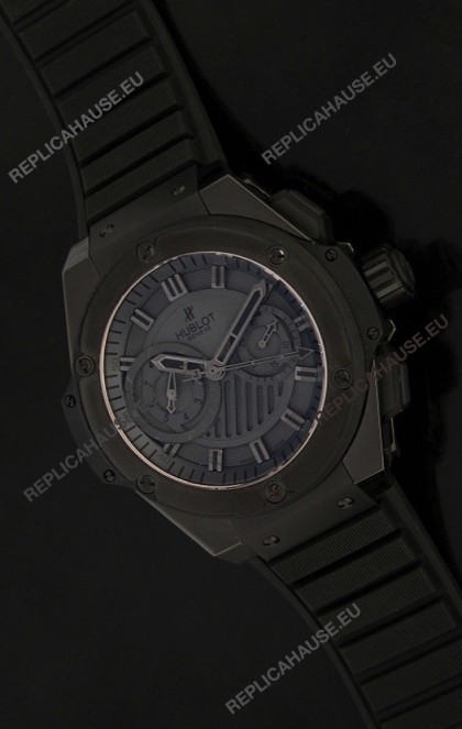 Hublot Big Bang King Power All Black Swiss Watch Ceramic Case