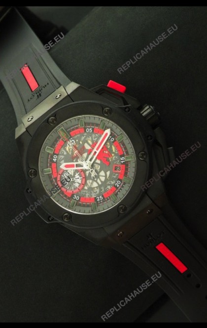 Hublot Big Bang King Power Red Devil Swiss Watch in PVD Case