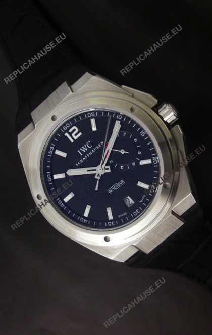 IWC Ingenieur Power Reserve Swiss Watch in Black
