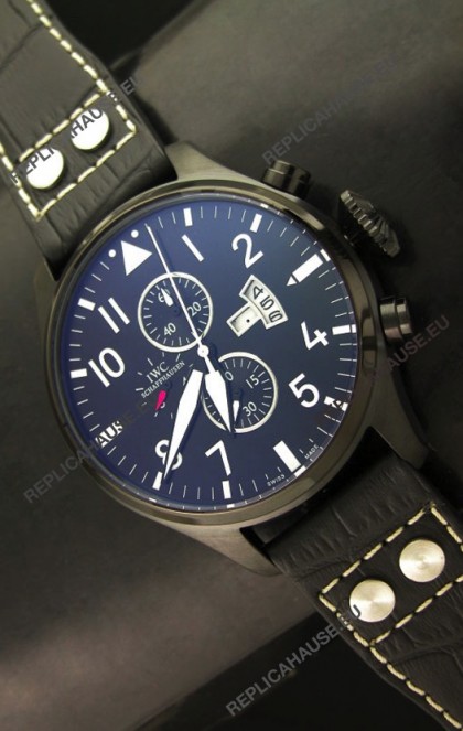 IWC Big Pilot Complications Japanese Replica PVD Watch