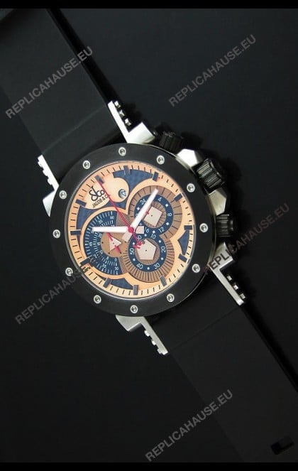 Jacob and Co. Manhattan Epic 2 Watch in Orange Dial