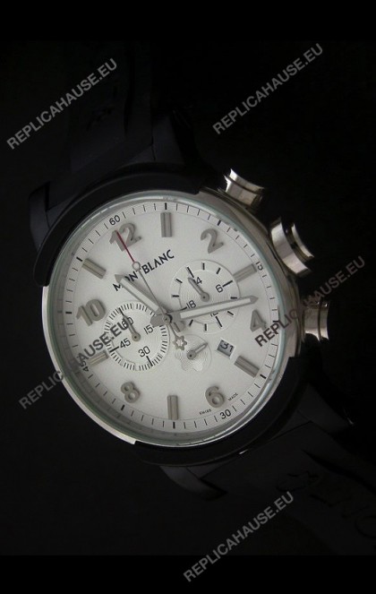 Montblanc Timewalker Watch Chrono in White Dial