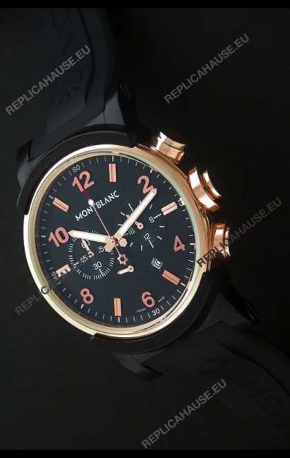 Montblanc Timewalker Chrono Watch in Rose Gold Casing