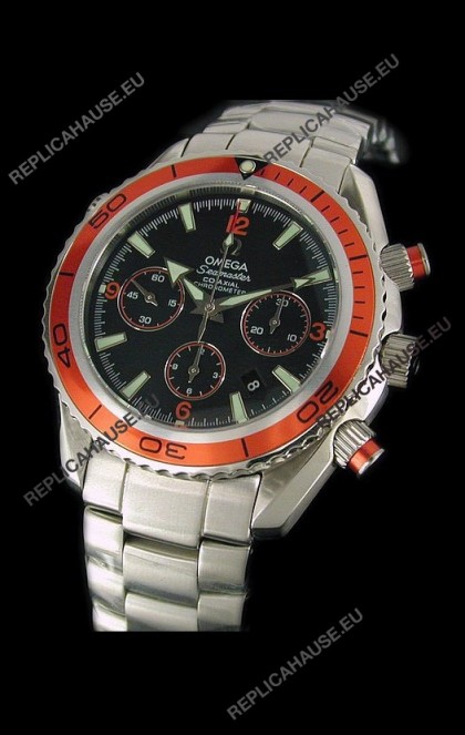 Omega Planet Ocean Seamaster Watch in Black Dial