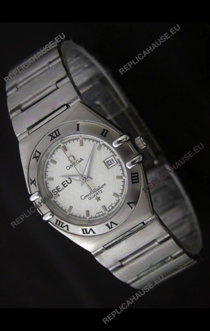 Omega Constellation Quartz in White Dial