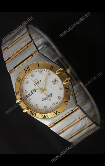 Omega Constellation Quartz in Pink Gold Two ToneCasing