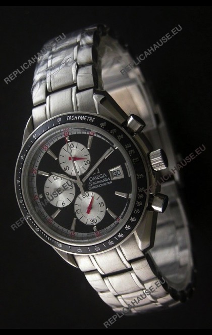 Omega Seamaster Chronometer Watch in Black Dial