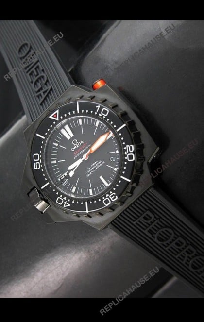 Omega Seamaster Ploprof Swiss Watch in Black Strap