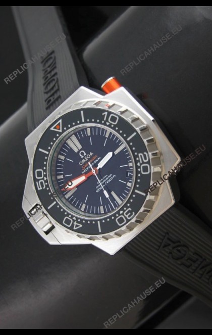 Omega Seamaster Ploprof Swiss Watch in Black Strap