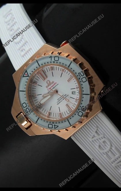 Omega Seamaster Ploprof Swiss Watch in Pink Gold Case