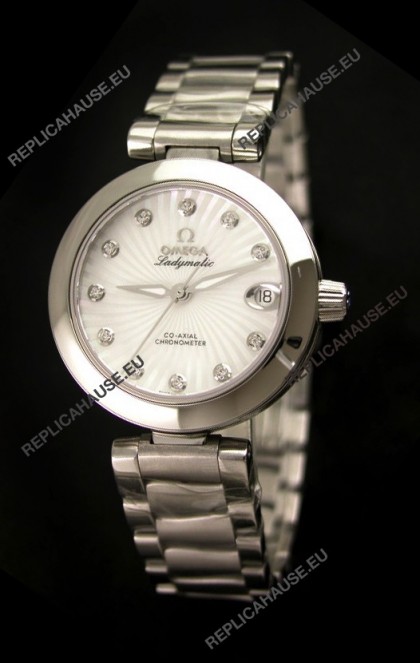 Omega Deville Ladymatic Chronometer Swiss Automatic Watch - 1:1 Mirror Replica 