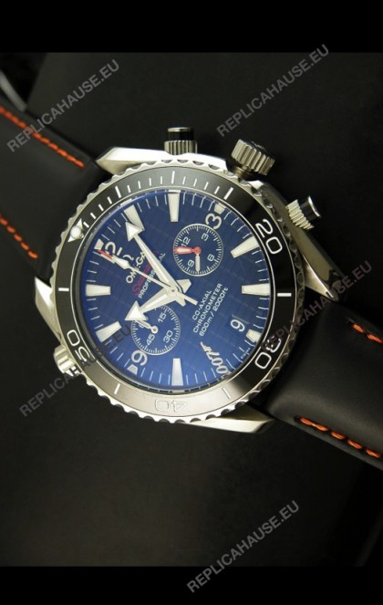 Omega Seamaster The Planet Ocean Japanese Replica Watch in Black