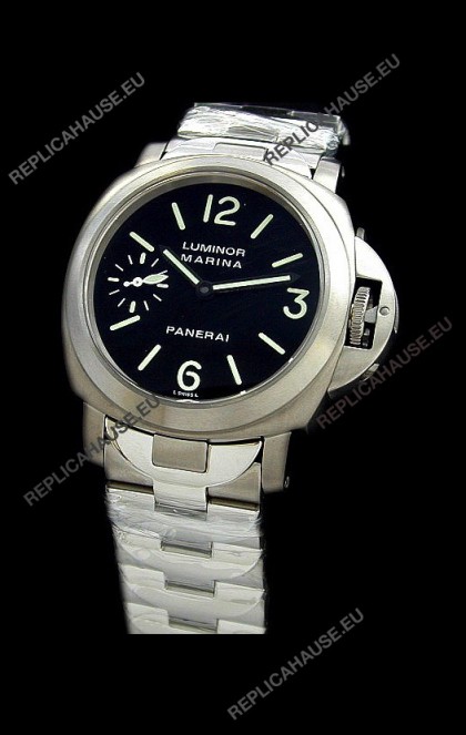 Panerai Luminor Marina Swiss Watch in Steel Casing