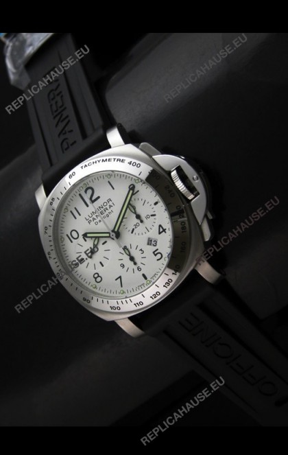 Panerai Luminor Daylight Edition Swiss Watch Rubber Strap - 1:1 Mirror Replica
