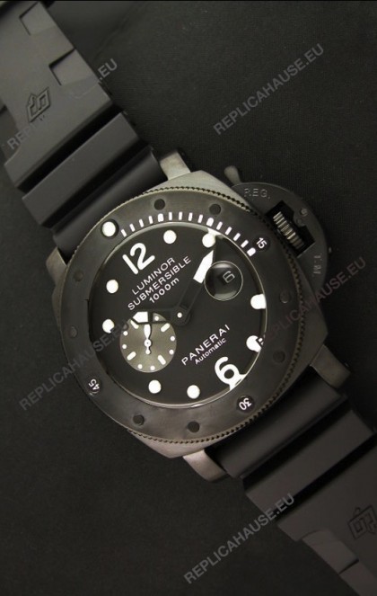 Panerai Luminor Submersible 1000M Japanese Automatic Watch in PVD Coating