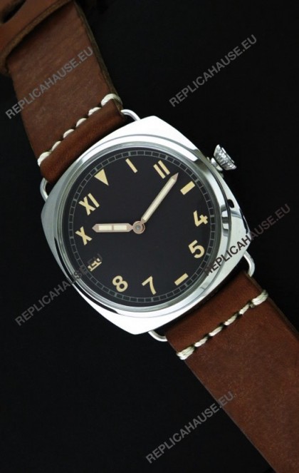 Panerai Radiomir California Vintage Homage Watch in Black Dial