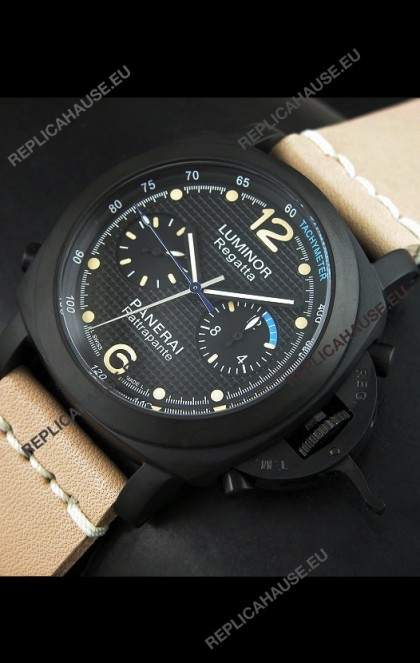 Panerai Luminor Regatta Rattrapante Japanese Replica PVD Watch