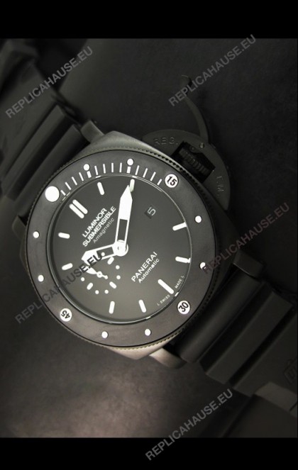 Panerai Luminor Submersible PAM389 Japanese Replica Watch FULL PVD