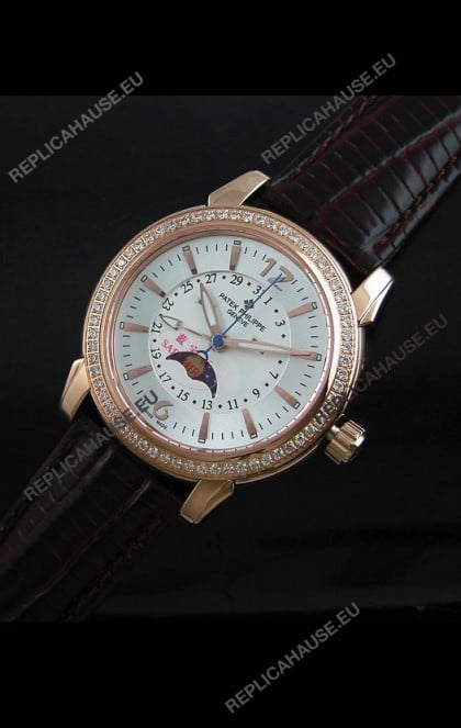 Patek Philippe Mens Grand Complications Japanese Watch in Rose Gold Casing