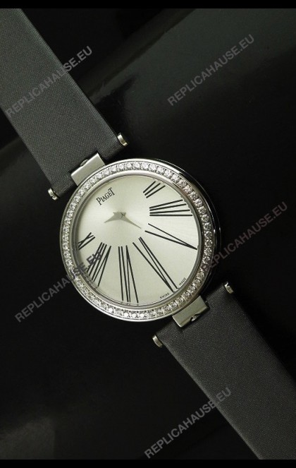 Piaget Altiplano Duo Dual Swiss Diamonds Bezel Watch