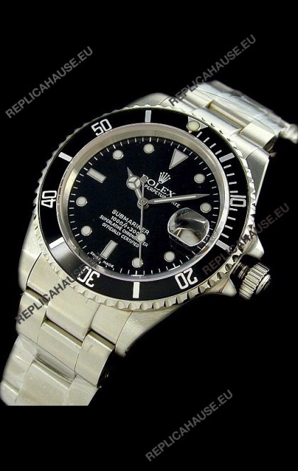 Rolex Submariner Swiss Replica Watch in Black