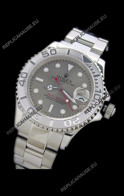 Rolex YachtmasterÂ Swiss Replica Watch in Silver Dial