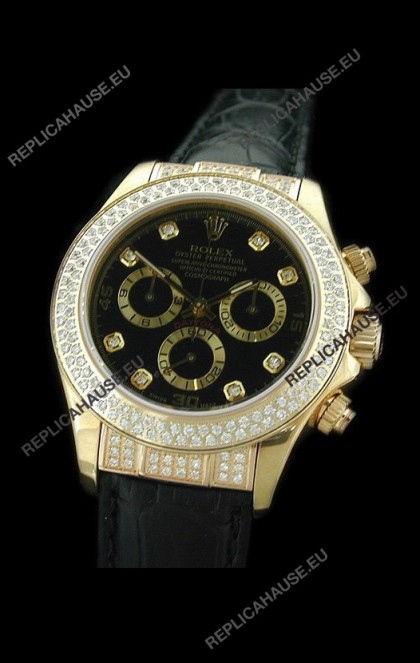 Rolex Daytona Cosmograph Swiss Replica Gold Watch
