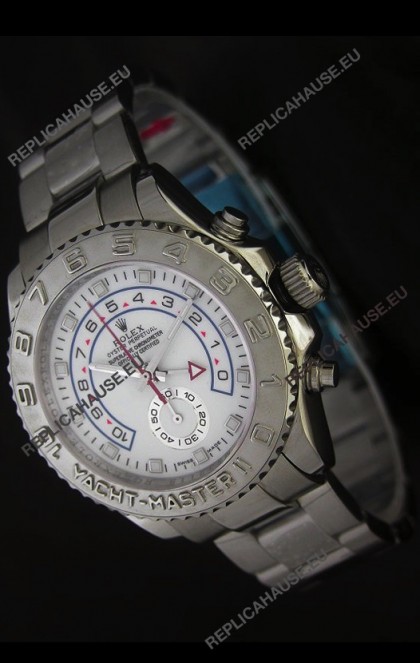 Rolex Yachtmaster II Swiss Replica Watch in White Dial