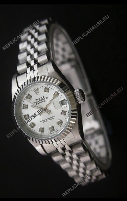 RolexÂ Datejust Oyster Perpetual Superlative ChronoMeter Swiss Watch in Diamond Markers